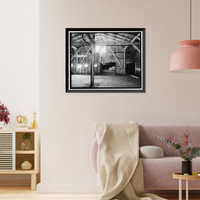 Historic Framed Print, Latimer Packing House, 321 South San Antonio Avenue, Ontario, San Bernardino County, CA - 16,  17-7/8" x 21-7/8"