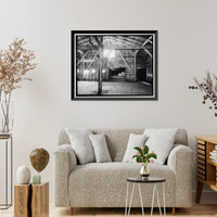 Historic Framed Print, Latimer Packing House, 321 South San Antonio Avenue, Ontario, San Bernardino County, CA - 16,  17-7/8" x 21-7/8"