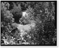 Historic Framed Print, Deetjen's Big Sur Inn, East Side of State Highway 1, Big Sur vicinity, Monterey County, CA - 3,  17-7/8" x 21-7/8"