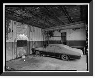 Historic Framed Print, C.F. Forbes Gas Station, Automobile Repair Shop, 195 North Raymond Avenue, Pasadena, Los Angeles County, CA - 6,  17-7/8" x 21-7/8"