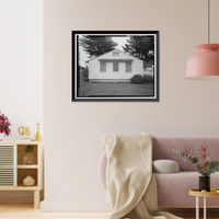 Historic Framed Print, Presidio of San Francisco, Recreation Building Type, West end of Crissy Field, San Francisco, San Francisco County, CA - 6,  17-7/8" x 21-7/8"