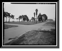 Historic Framed Print, Presidio of San Francisco, Storehouse & Administration, Crissy Field North cantonment, Allen Street, San Francisco, San Francisco County, CA - 3,  17-7/8" x 21-7/8"