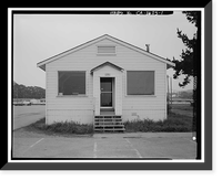 Presidio of San Francisco, Enlisted Men's Mess Hall, Crissy Field North cantonment, Jauss Street, San Francisco, San Francisco County, CA, Vintage Print