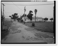 Historic Framed Print, Presidio of San Francisco, Recreation Building, Crissy Field North cantonment, Jauss Street, San Francisco, San Francisco County, CA,  17-7/8" x 21-7/8"