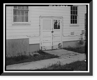 Historic Framed Print, Presidio of San Francisco, Recreation Building, Crissy Field North cantonment, Jauss Street, San Francisco, San Francisco County, CA - 8,  17-7/8" x 21-7/8"