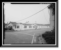 Presidio of San Francisco, Post Engineer's Headquarters Office, Crissy Field North cantonment, San Francisco, San Francisco County, CA - 3, Vintage Print