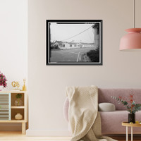 Presidio of San Francisco, Post Engineer's Headquarters Office, Crissy Field North cantonment, San Francisco, San Francisco County, CA - 3, Vintage Print