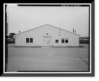 Historic Framed Print, Presidio of San Francisco, Plumbing Shop, Crissy Field North cantonment, San Francisco, San Francisco County, CA,  17-7/8" x 21-7/8"