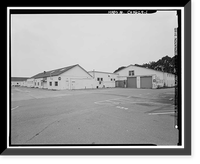 Presidio of San Francisco, Warehouse & Auto Shop, Crissy Field North cantonment, San Francisco, San Francisco County, CA, Vintage Wall Art
