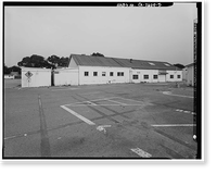 Historic Framed Print, Presidio of San Francisco, Warehouse & Auto Shop, Crissy Field North cantonment, San Francisco, San Francisco County, CA - 5,  17-7/8" x 21-7/8"