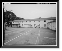 Historic Framed Print, Presidio of San Francisco, Warehouse & Auto Shop, Crissy Field North cantonment, San Francisco, San Francisco County, CA - 8,  17-7/8" x 21-7/8"