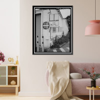 Presidio of San Francisco, Warehouse & Auto Shop, Crissy Field North cantonment, San Francisco, San Francisco County, CA - 12, Historic Print