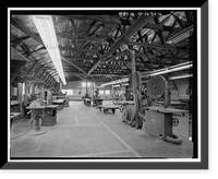 Presidio of San Francisco, Carpenter Shop, Crissy Field North cantonment, San Francisco, San Francisco County, CA - 6, Vintage Print