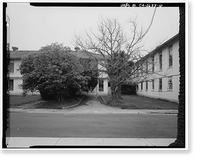 Historic Framed Print, Presidio of San Francisco, Letterman General Hospital, Building No. 27, Letterman Hospital Complex, Edie Road, San Francisco, San Francisco County, CA - 6,  17-7/8" x 21-7/8"