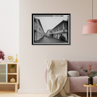 Historic Framed Print, Presidio of San Francisco, Letterman General Hospital, Building No. 27, Letterman Hospital Complex, Edie Road, San Francisco, San Francisco County, CA - 11,  17-7/8" x 21-7/8"