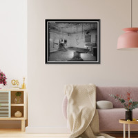 Historic Framed Print, Presidio of San Francisco, Letterman General Hospital, Building No. 27, Letterman Hospital Complex, Edie Road, San Francisco, San Francisco County, CA - 21,  17-7/8" x 21-7/8"