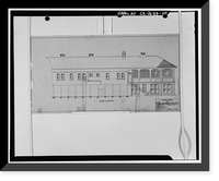 Presidio of San Francisco, Letterman General Hospital, Building No. 27, Letterman Hospital Complex, Edie Road, San Francisco, San Francisco County, CA - 40, Vintage Print