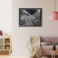 Historic Framed Print, Presidio of San Francisco, Letterman General Hospital, Building No. 12, Letterman Hospital Complex, Edie Road, San Francisco, San Francisco County, CA - 9,  17-7/8" x 21-7/8"