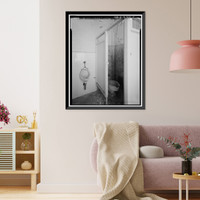 Historic Framed Print, Presidio of San Francisco, Letterman General Hospital, Building No. 12, Letterman Hospital Complex, Edie Road, San Francisco, San Francisco County, CA - 17,  17-7/8" x 21-7/8"