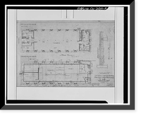Historic Framed Print, Presidio of San Francisco, Letterman General Hospital, Building No. 12, Letterman Hospital Complex, Edie Road, San Francisco, San Francisco County, CA - 19,  17-7/8" x 21-7/8"