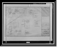 Historic Framed Print, Presidio of San Francisco, Letterman General Hospital, Building No. 12, Letterman Hospital Complex, Edie Road, San Francisco, San Francisco County, CA - 22,  17-7/8" x 21-7/8"
