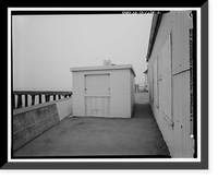 Historic Framed Print, Presidio of San Francisco, Flammable Storage Building Submarine Mine Depot, Fort Point vicinity, Long Avenue, San Francisco, San Francisco County, CA,  17-7/8" x 21-7/8"