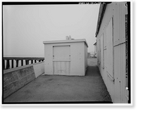 Historic Framed Print, Presidio of San Francisco, Flammable Storage Building Submarine Mine Depot, Fort Point vicinity, Long Avenue, San Francisco, San Francisco County, CA,  17-7/8" x 21-7/8"