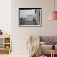 Historic Framed Print, Presidio of San Francisco, Flammable Storage Building Submarine Mine Depot, Fort Point vicinity, Long Avenue, San Francisco, San Francisco County, CA,  17-7/8" x 21-7/8"
