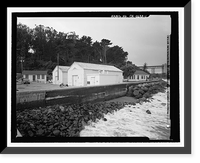 Historic Framed Print, Presidio of San Francisco, Flammable Storage Building Submarine Mine Depot, Fort Point vicinity, Long Avenue, San Francisco, San Francisco County, CA,  17-7/8" x 21-7/8"