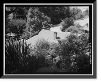 Historic Framed Print, Deetjen's Big Sur Inn, Hayloft Building, East Side of State Highway 1, Big Sur, Monterey County, CA - 2,  17-7/8" x 21-7/8"