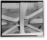 Historic Framed Print, Variable Angle Launcher Complex, Variable Angle Launcher, CA State Highway 39 at Morris Reservior, Azusa vicinity, Los Angeles County, CA - 47,  17-7/8" x 21-7/8"