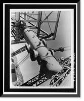Historic Framed Print, Variable Angle Launcher Complex, Variable Angle Launcher, CA State Highway 39 at Morris Reservior, Azusa vicinity, Los Angeles County, CA - 58,  17-7/8" x 21-7/8"