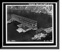 Historic Framed Print, Variable Angle Launcher Complex, Variable Angle Launcher, CA State Highway 39 at Morris Reservior, Azusa vicinity, Los Angeles County, CA - 67,  17-7/8" x 21-7/8"