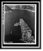 Historic Framed Print, Variable Angle Launcher Complex, Variable Angle Launcher, CA State Highway 39 at Morris Reservior, Azusa vicinity, Los Angeles County, CA - 79,  17-7/8" x 21-7/8"
