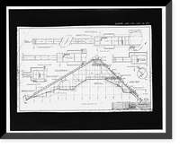 Historic Framed Print, Variable Angle Launcher Complex, Variable Angle Launcher, CA State Highway 39 at Morris Reservior, Azusa vicinity, Los Angeles County, CA - 87,  17-7/8" x 21-7/8"