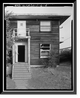 Historic Framed Print, Mill Valley Air Force Station, Bachelor Airmen Quarters, East of Ridgecrest Boulevard, Mount Tamalpais, Mill Valley vicinity, Marin County, CA - 6,  17-7/8" x 21-7/8"
