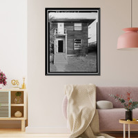Historic Framed Print, Mill Valley Air Force Station, Bachelor Airmen Quarters, East of Ridgecrest Boulevard, Mount Tamalpais, Mill Valley vicinity, Marin County, CA - 6,  17-7/8" x 21-7/8"