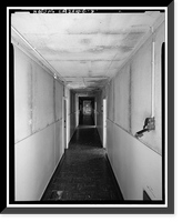 Historic Framed Print, Mill Valley Air Force Station, Bachelor Airmen Quarters, East of Ridgecrest Boulevard, Mount Tamalpais, Mill Valley vicinity, Marin County, CA - 7,  17-7/8" x 21-7/8"