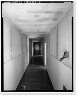 Historic Framed Print, Mill Valley Air Force Station, Bachelor Airmen Quarters, East of Ridgecrest Boulevard, Mount Tamalpais, Mill Valley vicinity, Marin County, CA - 7,  17-7/8" x 21-7/8"
