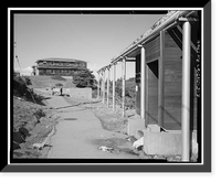 Historic Framed Print, Mill Valley Air Force Station, Bachelor Airmen Quarters, East of Ridgecrest Boulevard, Mount Tamalpais, Mill Valley vicinity, Marin County, CA - 7,  17-7/8" x 21-7/8"