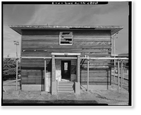 Historic Framed Print, Mill Valley Air Force Station, Bachelor Airmen Quarters, East of Ridgecrest Boulevard, Mount Tamalpais, Mill Valley vicinity, Marin County, CA - 7,  17-7/8" x 21-7/8"