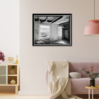 Historic Framed Print, Mill Valley Air Force Station, Bachelor Airmen Quarters, East of Ridgecrest Boulevard, Mount Tamalpais, Mill Valley vicinity, Marin County, CA - 8,  17-7/8" x 21-7/8"