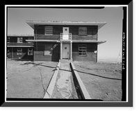 Historic Framed Print, Mill Valley Air Force Station, Bachelor Airmen Quarters, East of Ridgecrest Boulevard, Mount Tamalpais, Mill Valley vicinity, Marin County, CA - 8,  17-7/8" x 21-7/8"