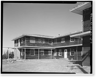 Mill Valley Air Force Station, Bachelor Airmen Quarters, East of Ridgecrest Boulevard, Mount Tamalpais, Mill Valley vicinity, Marin County, CA - 9, Vintage Print