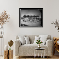 Historic Framed Print, Mill Valley Air Force Station, Bachelor Airmen Quarters, East of Ridgecrest Boulevard, Mount Tamalpais, Mill Valley vicinity, Marin County, CA - 12,  17-7/8" x 21-7/8"