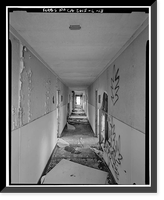 Historic Framed Print, Mill Valley Air Force Station, Bachelor Airmen Quarters, East of Ridgecrest Boulevard, Mount Tamalpais, Mill Valley vicinity, Marin County, CA - 13,  17-7/8" x 21-7/8"