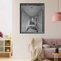 Historic Framed Print, Mill Valley Air Force Station, Bachelor Airmen Quarters, East of Ridgecrest Boulevard, Mount Tamalpais, Mill Valley vicinity, Marin County, CA - 13,  17-7/8" x 21-7/8"