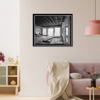 Historic Framed Print, Mill Valley Air Force Station, Bachelor Airmen Quarters, East of Ridgecrest Boulevard, Mount Tamalpais, Mill Valley vicinity, Marin County, CA - 15,  17-7/8" x 21-7/8"
