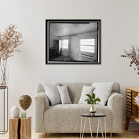 Historic Framed Print, Mill Valley Air Force Station, Bachelor Airmen Quarters, East of Ridgecrest Boulevard, Mount Tamalpais, Mill Valley vicinity, Marin County, CA - 16,  17-7/8" x 21-7/8"