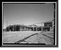 Mill Valley Air Force Station, Mess Hall, East of Ridgecrest Boulevard, Mount Tamalpais, Mill Valley vicinity, Marin County, CA - 5, Vintage Wall Art
